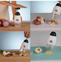 slap Chop Vegetable Chopper – Manual Garlic Press & Multi-Cutter Tool