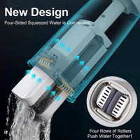 Mini Squeeze Mop – 2 Sponge Heads | Hands-Free Cleaning for Kitchen, Floor & Car
