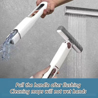 Mini Squeeze Mop – 2 Sponge Heads | Hands-Free Cleaning for Kitchen, Floor & Car