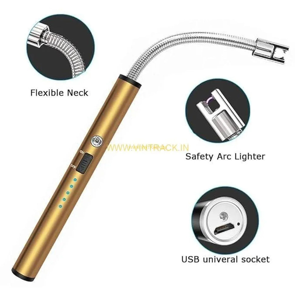 Electric Plasma Lighter – Rechargeable Windproof Flameless Kitchen Lighter
