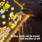 3D LED Acrylic Writing Pad with 12 Pens