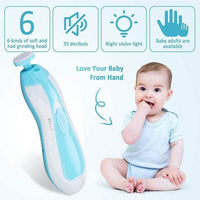 Electric Baby Nail Trimmer Set – Safe & Gentle Nail Care Kit for Newborns