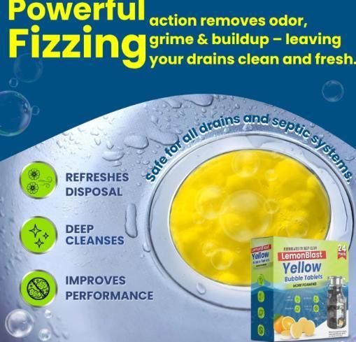 LemonBlast Effervescent Cleaning Tablets