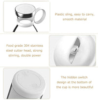 Portable Electric Juicer Blender – USB Rechargeable Mini Smoothie Maker