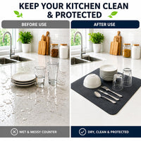 Quick Drying mat for Kitchen, Water Absorbent Mat 🔥 BUY 1 GET 1 FREE