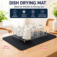 Quick Drying mat for Kitchen, Water Absorbent Mat 🔥 BUY 1 GET 1 FREE