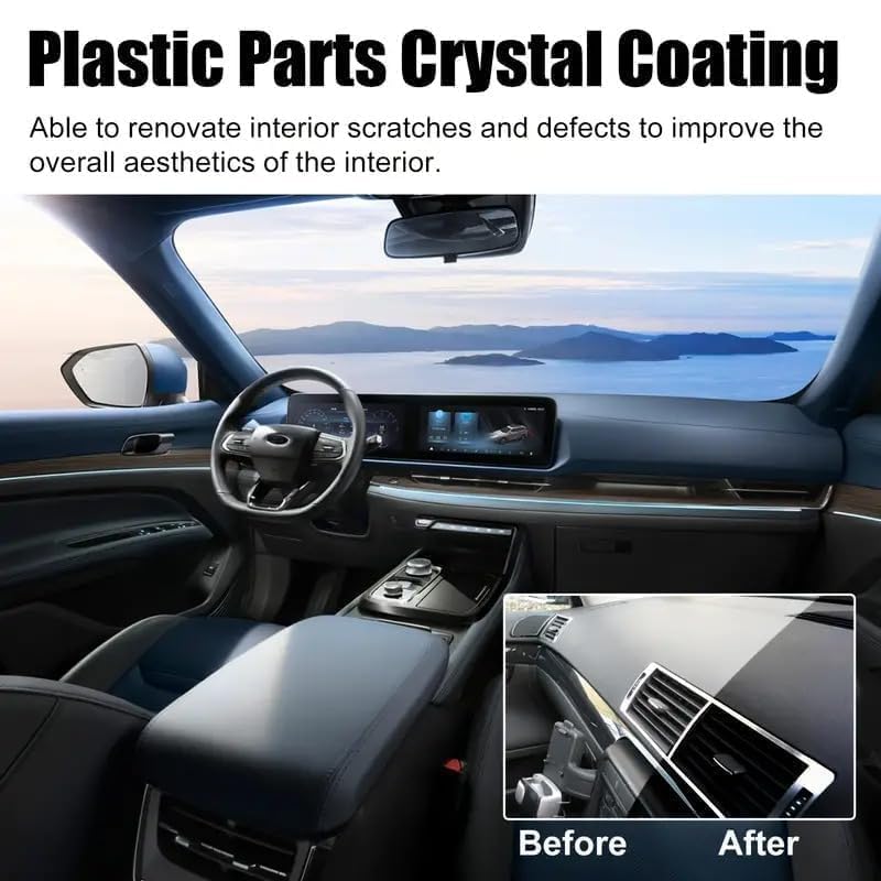 Crystal Car Coating for Dashboard, Trim & Bumper | BUY 1 GET 1 FREE