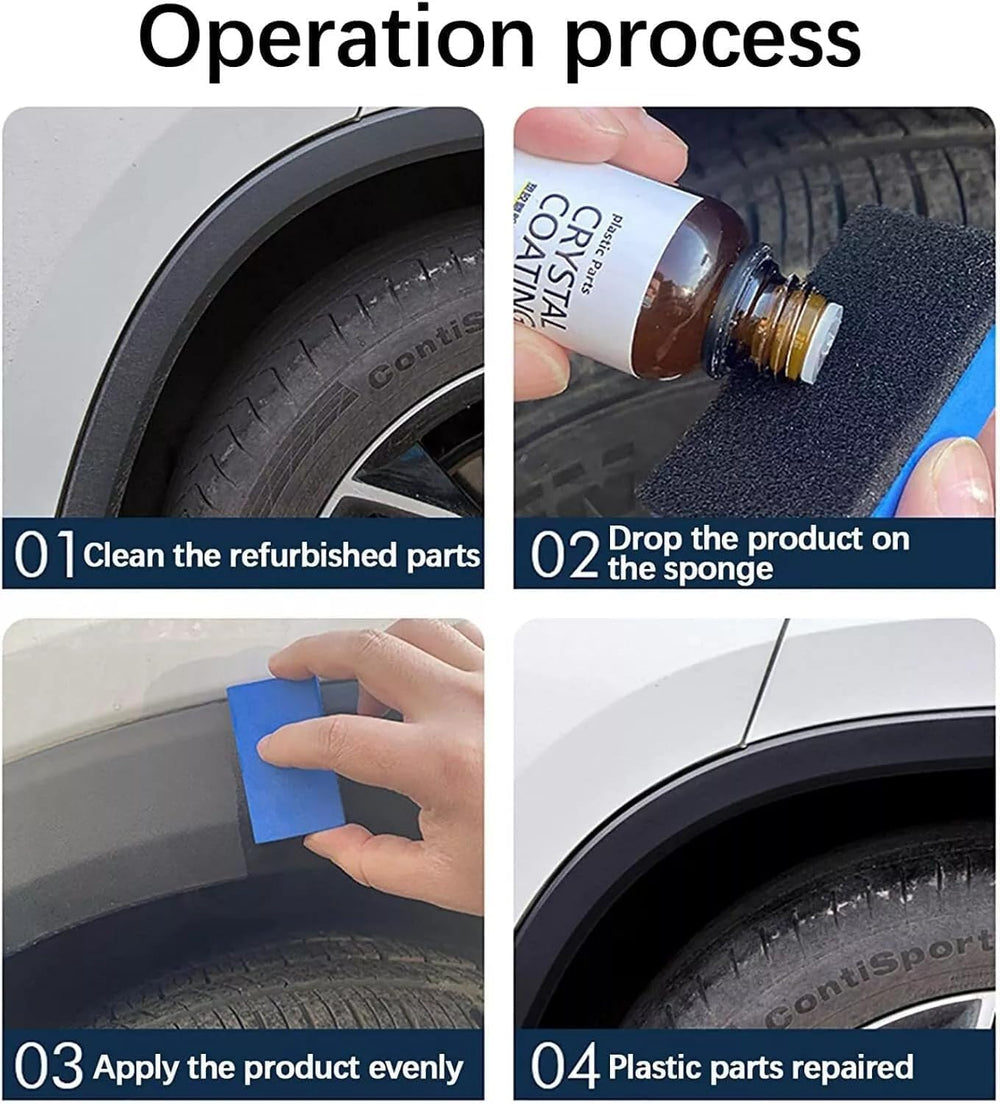Crystal Car Coating for Dashboard, Trim & Bumper | BUY 1 GET 1 FREE