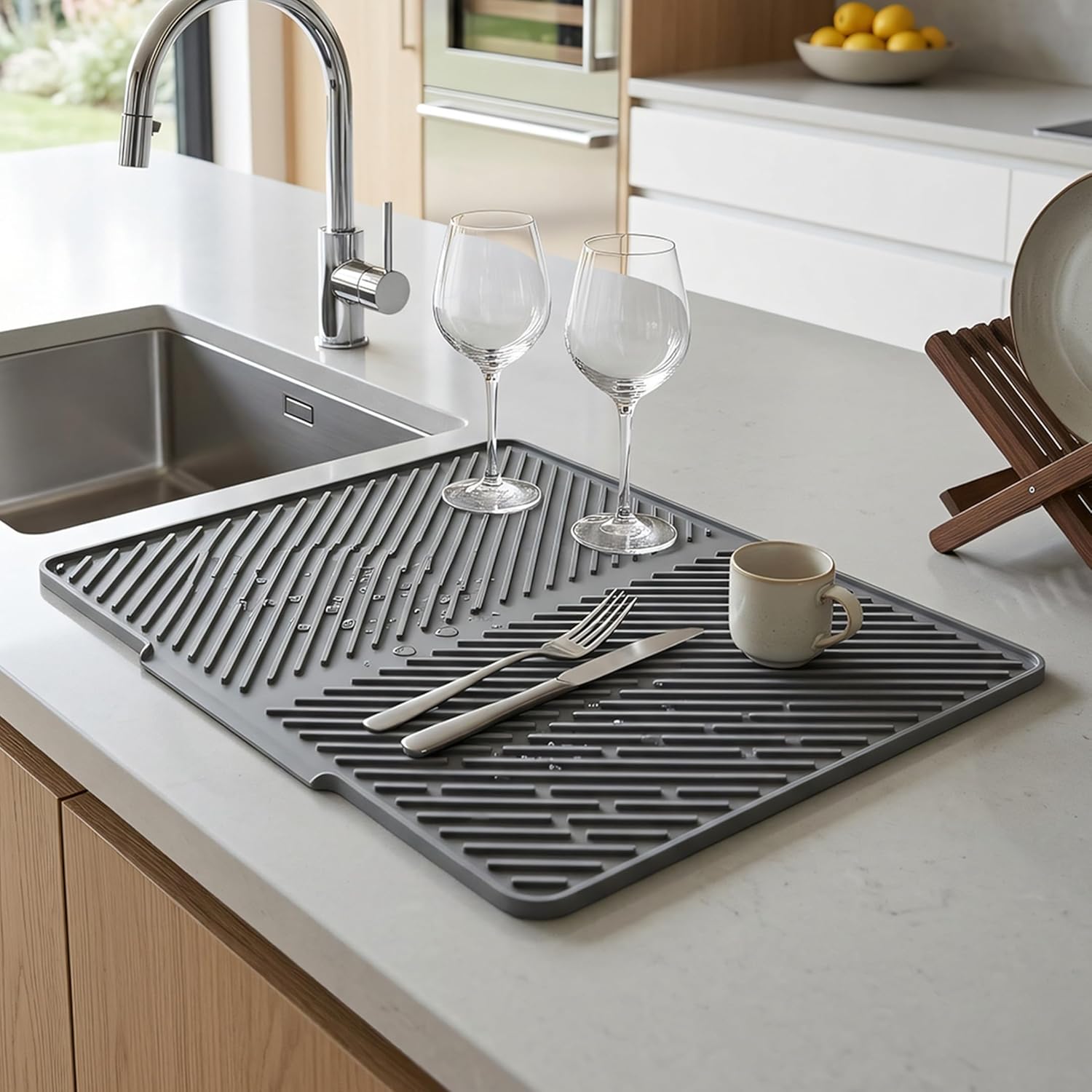 Silicone Dish Drying Mat for Kitchen 🔥 Flat 50% OFF