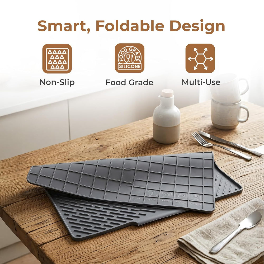 Silicone Dish Drying Mat for Kitchen 🔥 Flat 50% OFF