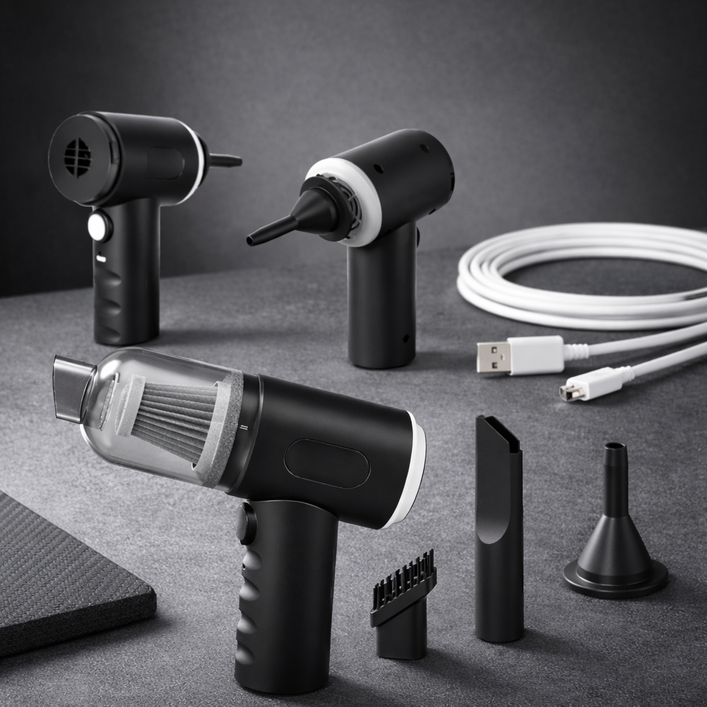 2-in-1 Wireless Car Vacuum & Air Duster