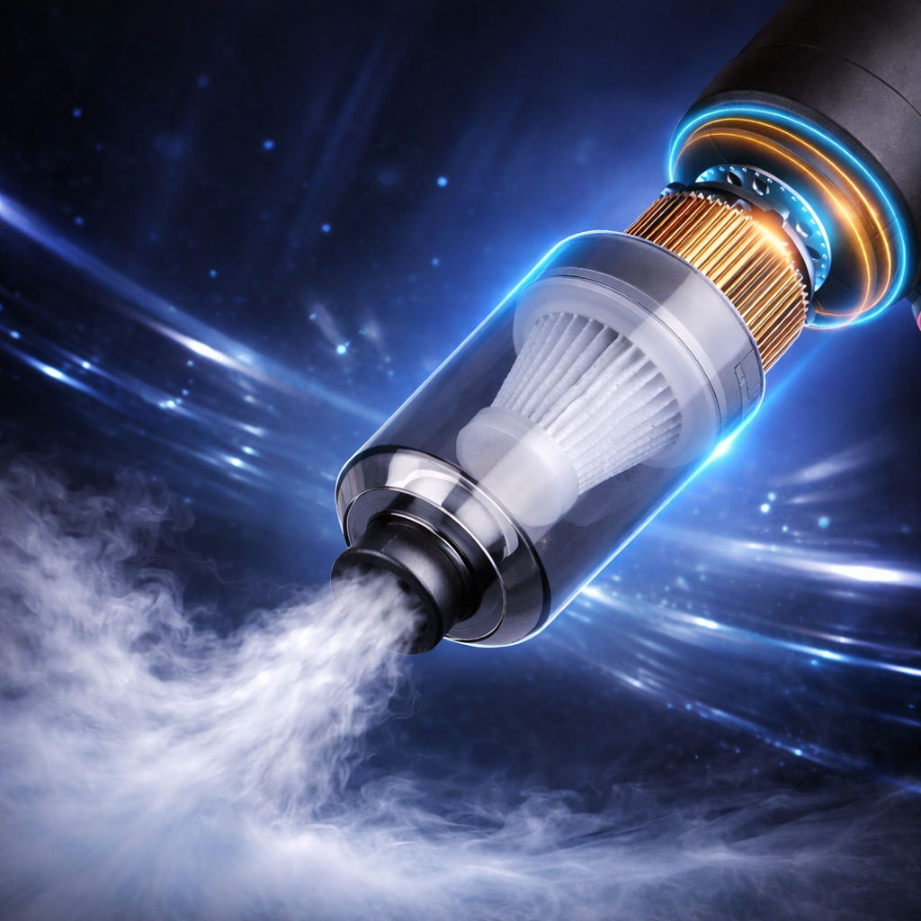 2-in-1 Wireless Car Vacuum & Air Duster