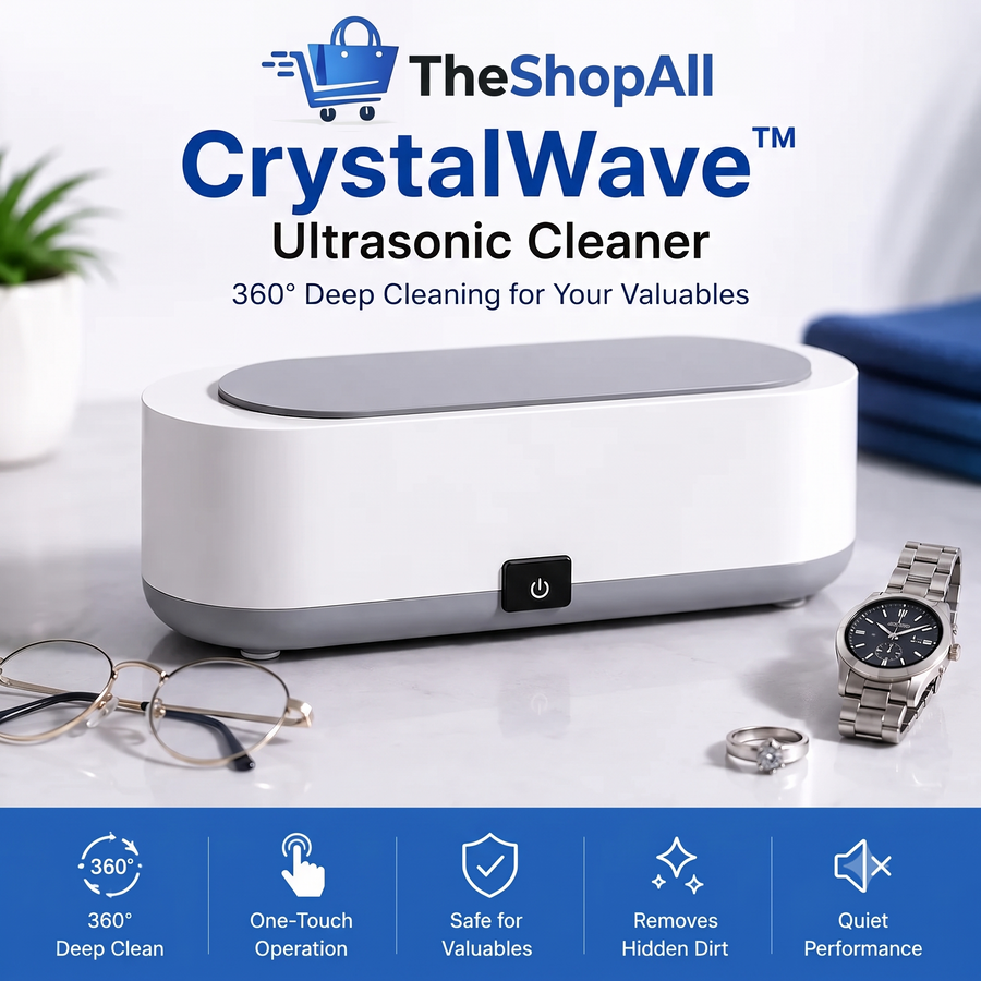 The Ultimate 360° Ultrasonic Cleaner