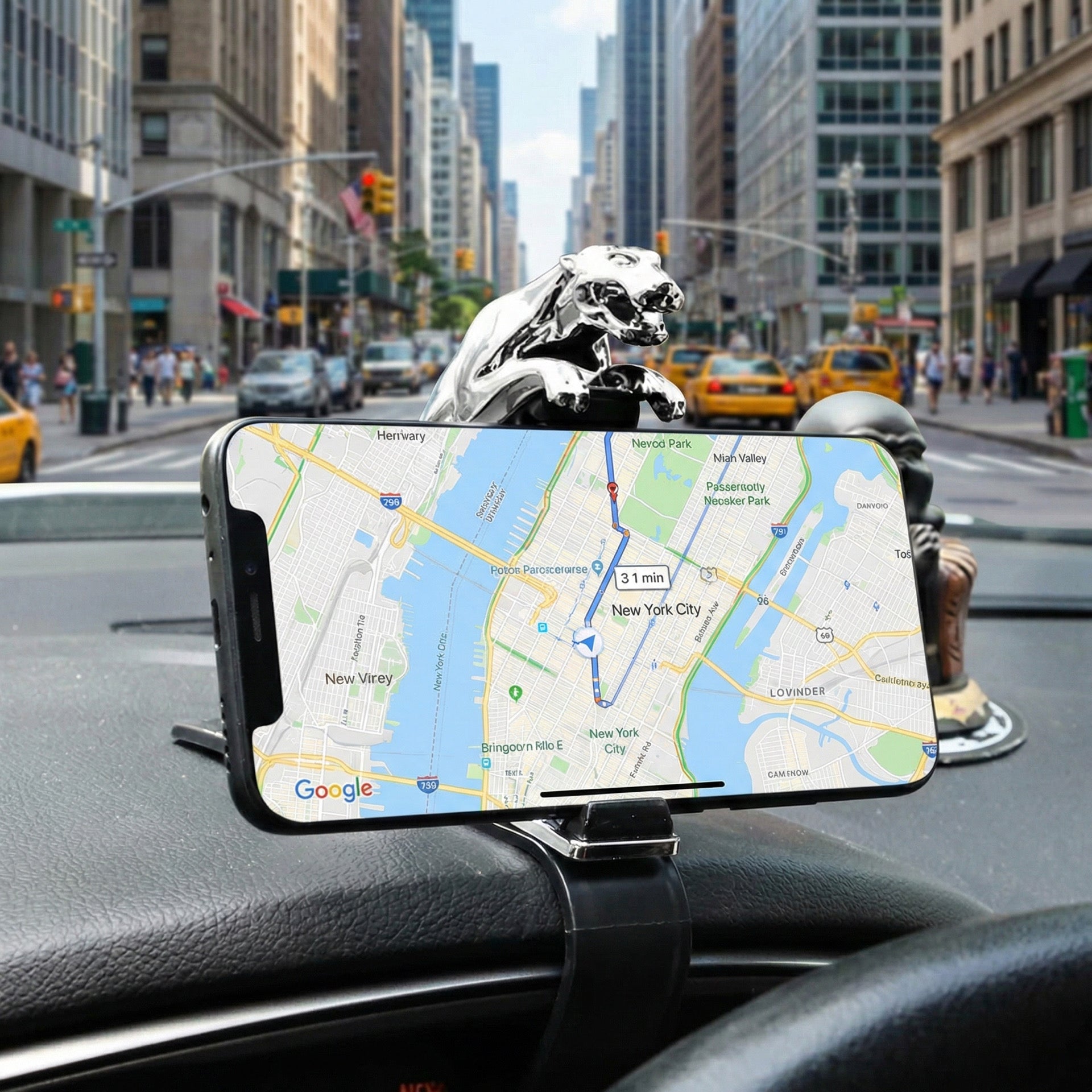 Jaguar Anti-Slip Phone Holder with 360° Rotation