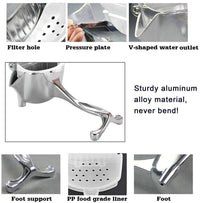 Heavy Duty Manual Fruit Juicer