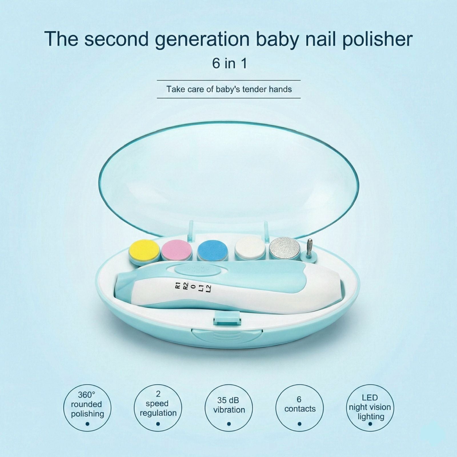 Baby Nail Clippers with Light