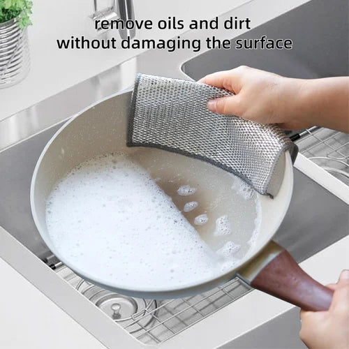 Multipurpose Wire Dishwashing Cleaning Rags (pack of 10)