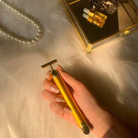 Luxury 24K Gold Facial Massager – Firming, Lifting & Glow Booster