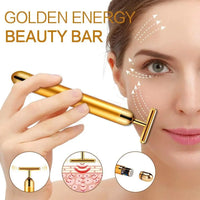 Luxury 24K Gold Facial Massager – Firming, Lifting & Glow Booster