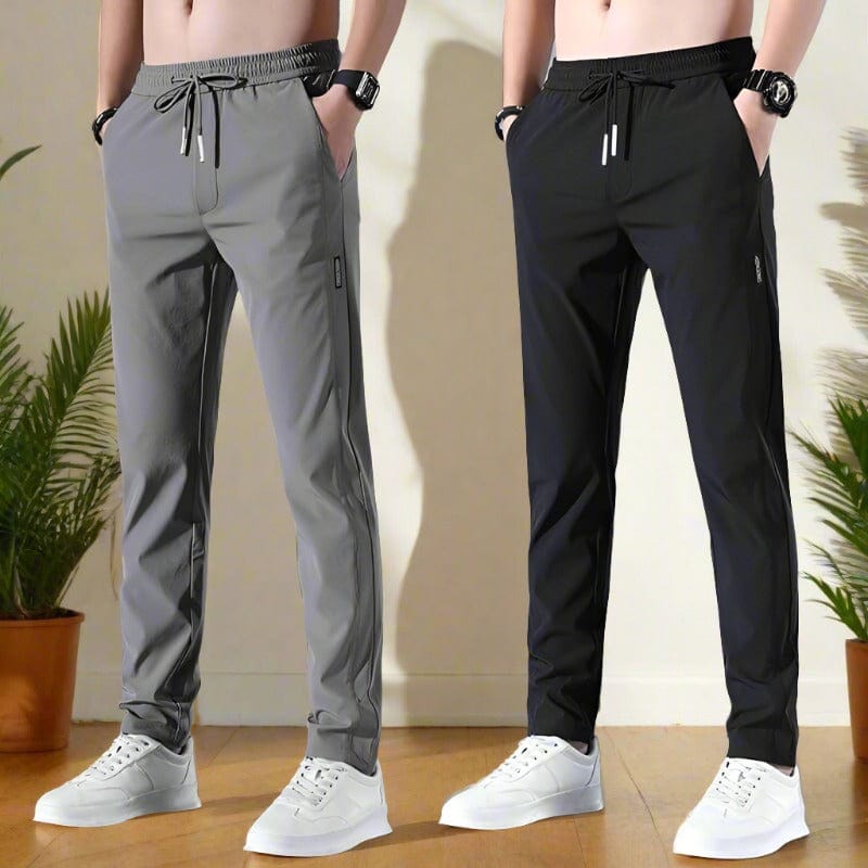 (BUY 1 GET 1 FREE) Men’s Lycra Solid Track Pants Combo
