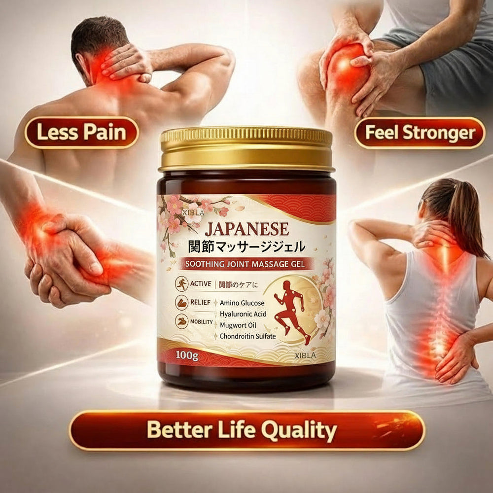 XIBLA Japanese Pain Relief Gel – Fast Relief for Muscle |🔥Buy 1 Get 1 FREE🔥