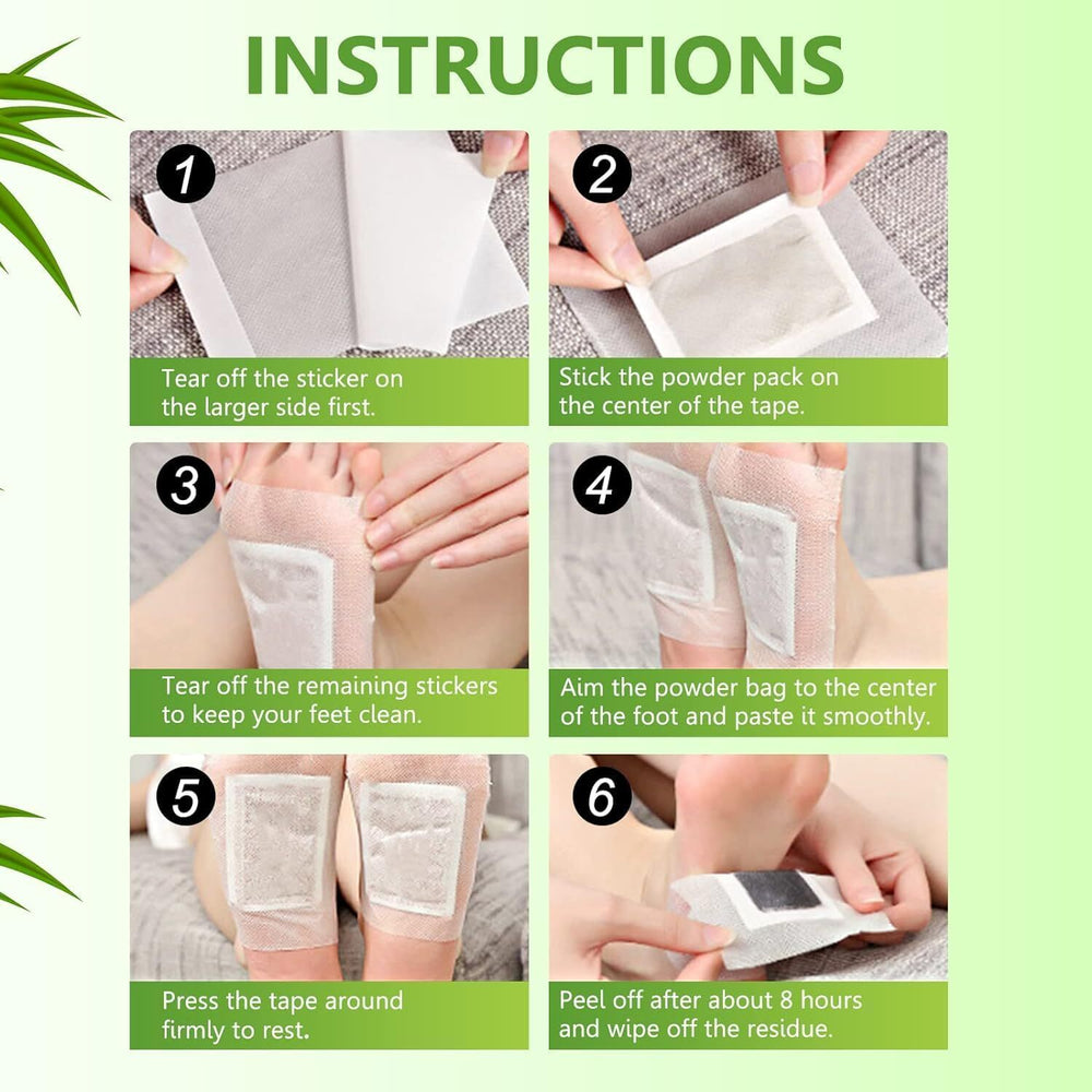 🌿 Kinoki Cleansing Detox Foot Patches (Buy 10 Get 10 Free)