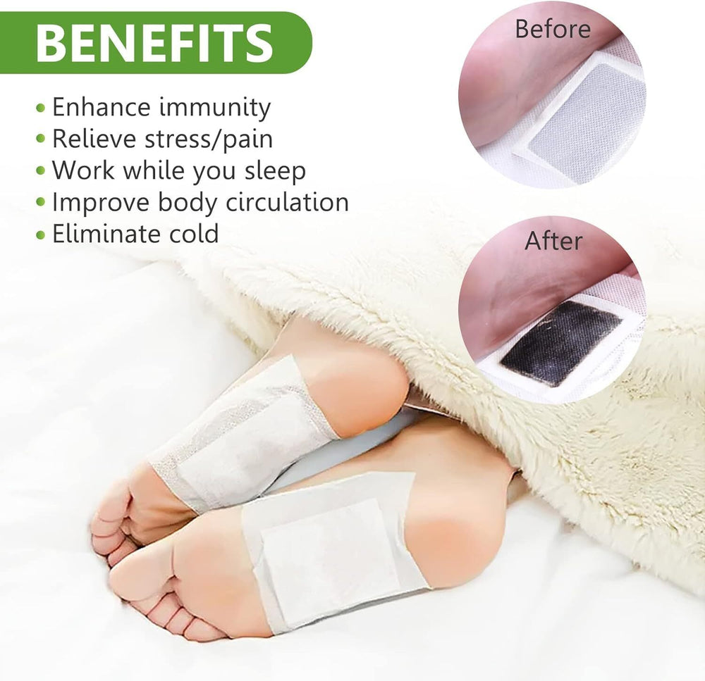 🌿 Kinoki Cleansing Detox Foot Patches (Buy 10 Get 10 Free)