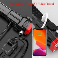 Military Survival LED Flashlight – Emergency Tactical Torch with Power Bank