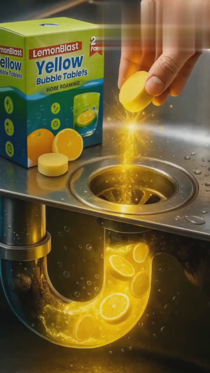 LemonBlast Effervescent Cleaning Tablets