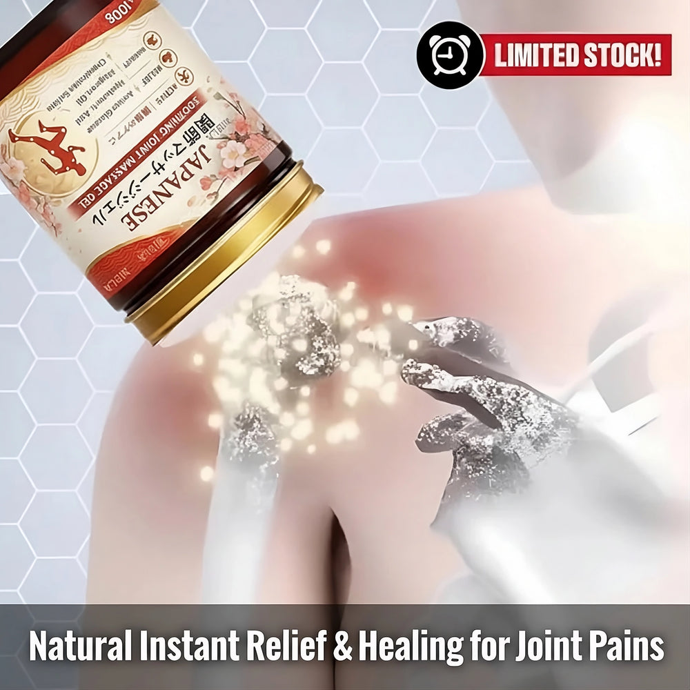XIBLA Japanese Pain Relief Gel – Fast Relief for Muscle |🔥Buy 1 Get 1 FREE🔥